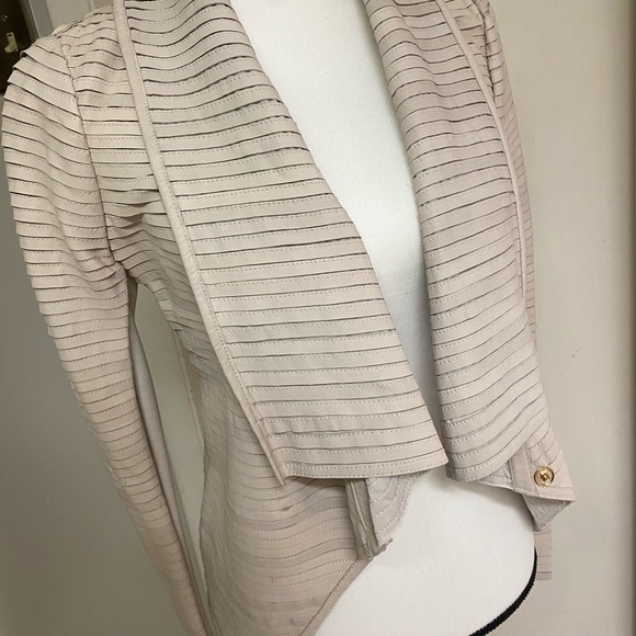 Marciano Shayna Drape Leather Jacket - Picture 8 of 11